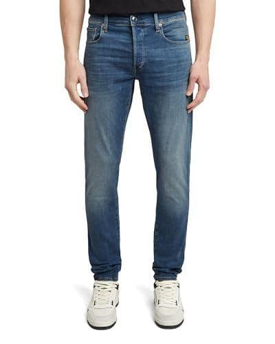 G-STAR Jeans 3301 Slim para Hombre, Azul (vintage medium aged 51001-8968-2965), 32W / 32L