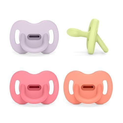 Suavinex - Pack 4 chupetes todo silicona 
