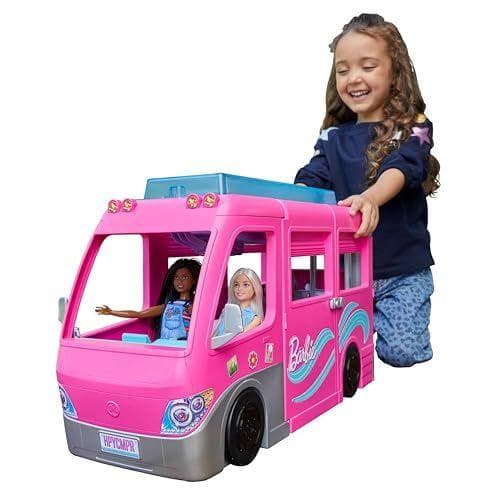 Barbie DreamCamper - Set de juego y accesorios de acampada 