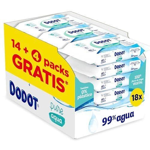 864 Toallitas Dodot Aqua para Bebé