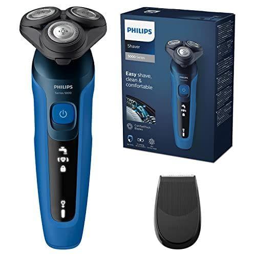 Philips Serie 5000 - Máquina de afeitar con recortadora [27 cuchillas y cabezal flexible 360º]