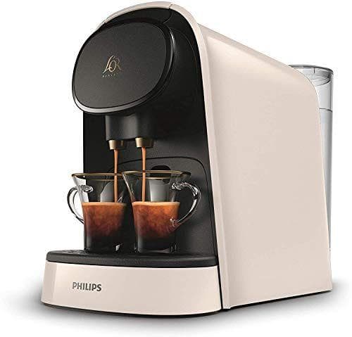 Philips Barista - Cafetera compatible con cápsula individual o doble