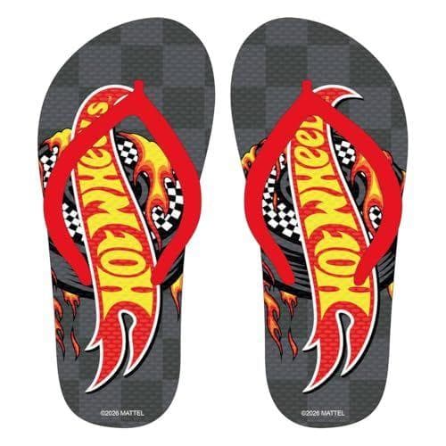 Hot Wheels - Sandalias de playa infantiles
