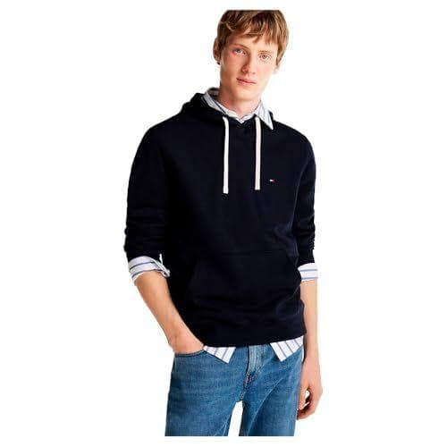 Tommy Hilfiger - Sudadera con capucha bordada para hombre Tommy Hilfiger - Sudadera con capucha bordada para hombre