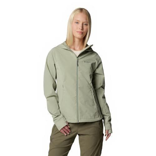 Columbia - Softshell antimanchas y con capucha para mujer