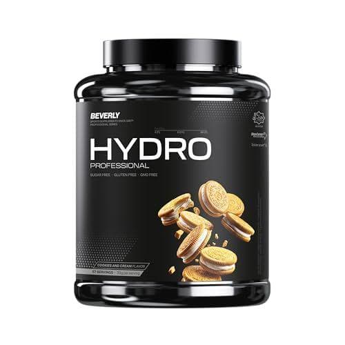 Beverly HYDRO PROTEIN - Proteína Hidrolizada de Suero Whey con Digezyme y Tolerase L | 2 Kg | Cookies & Cream