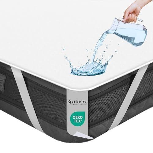 Komfortec - Protector de colchón impermeable 