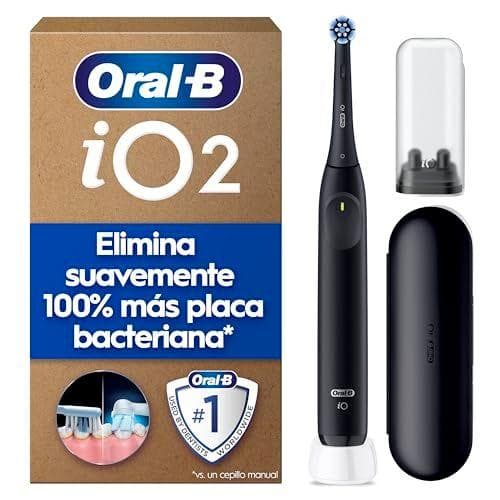 Oral-B iO 2 Cepillo de Dientes Eléctrico con 1 Cabezal, Negro Noche