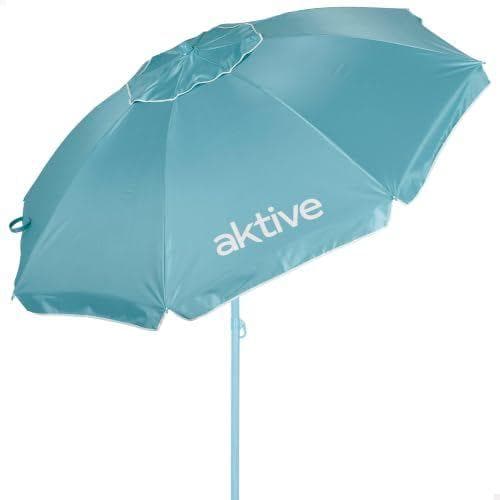 AKTIVE - Sombrilla de playa inclinable 