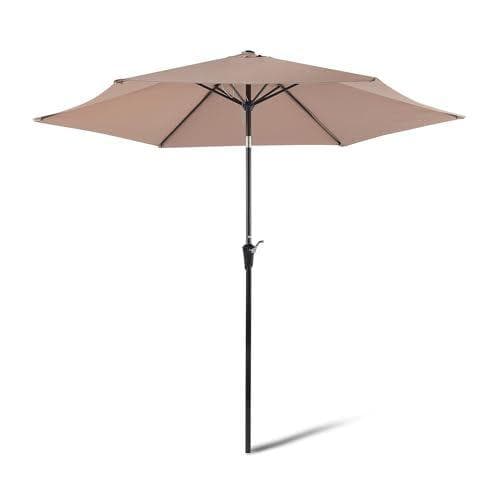Amazon Basics  - Sombrilla para terraza con manivela y botón de Inclinación   