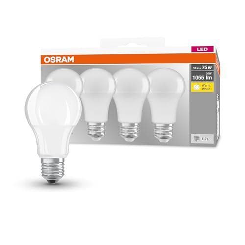 OSRAM Lamps - Pack de 4 bombillas de luz blanca cálida