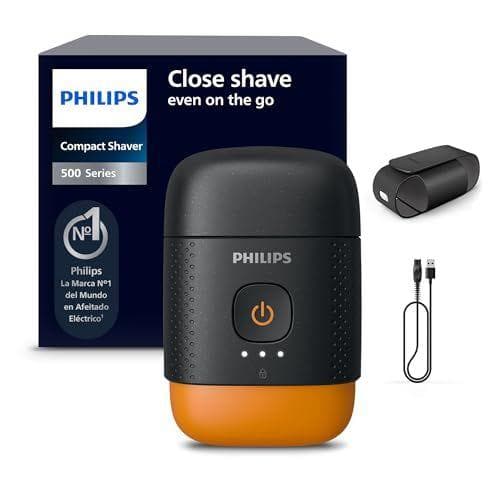 Philips Serie 500 - Afeitadora eléctrica compacta