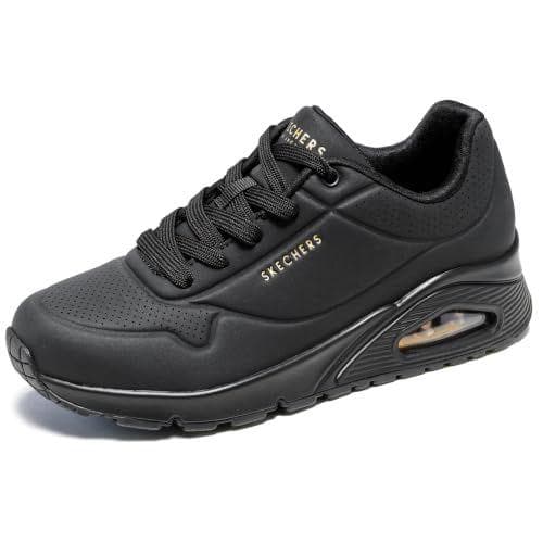 Skechers Uno, Zapatillas Mujer, Negro, 38 EU