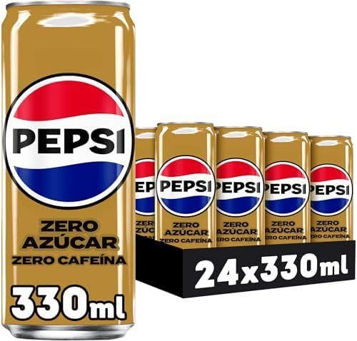 Pepsi - Pack de 24 refrescos de cola con cero azúcar y cero calorías