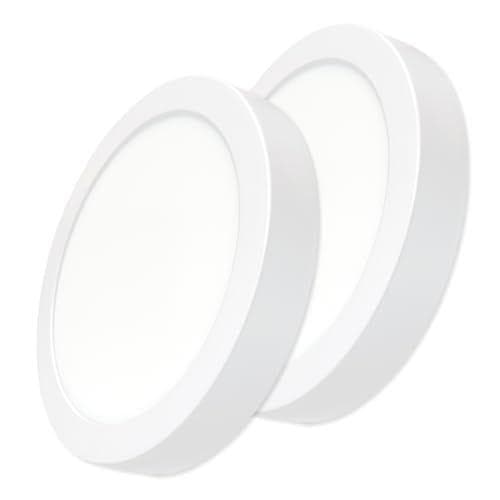 LED ATOMANT - Pack de 2 plafones LED Superficie redondo 300mm 