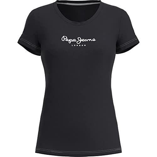 Pepe jeans - Camiseta slim de algodón para mujer