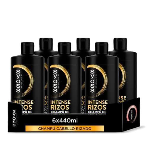 Syoss Rizos Pro - Pack de 6 botes de champú para cabello rizado y ondulado 