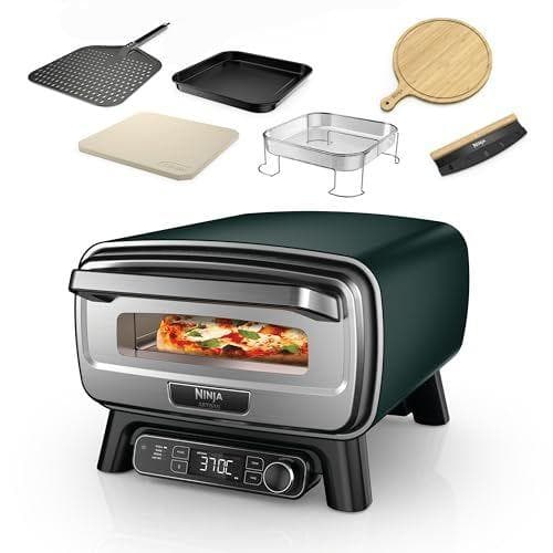Ninja Artisan - Horno eléctrico de exterior para pizza y freidora de aire 