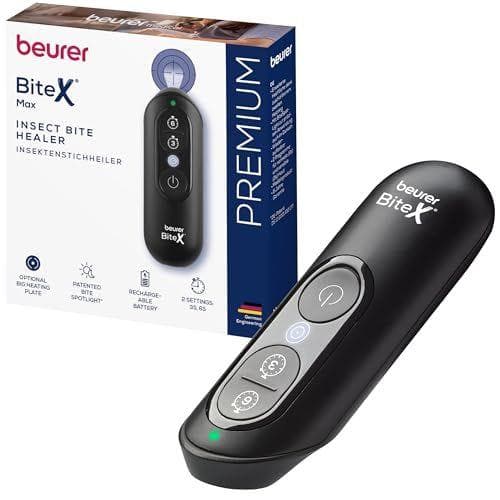 Beurer BiteX Max Deep Black -  Aparato contra picaduras de insectos 