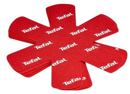 Tefal - Pack 4 unidades de protector de ollas y sartenes 