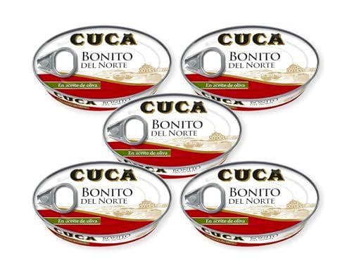Cuca - Pack de 5 latas de bonito en aceite de oliva 