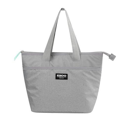 IGLOO Print Essential - Bolsa térmica gris compacta para comida