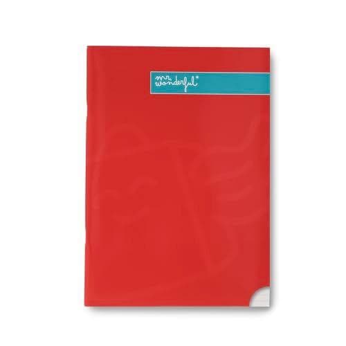 Mr. Wonderful - Libreta A4 a rayas 