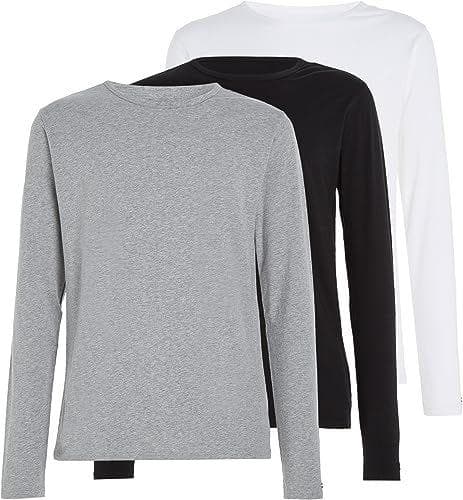Tommy Hilfiger - Pack de 3 camiseta de manga larga