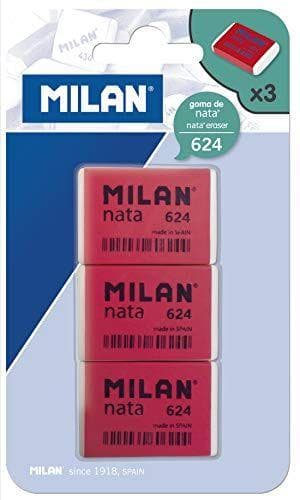 MILAN - Pack de 3 gomas de borrar