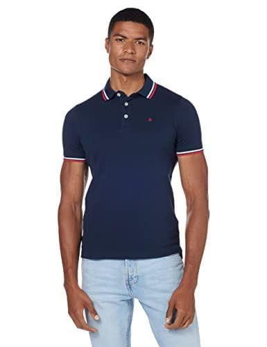 Jack & Jones - Polo de corte clásico de manga corta para hombre