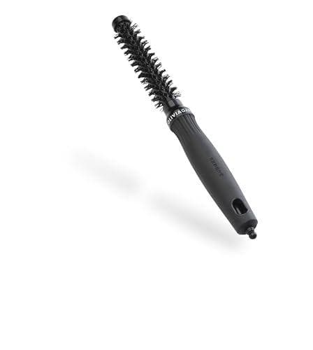 Olivia Garden Expert Blowout Shine - Cepillo redondo de cerámica antiestática para un secado brillante y sin encrespamiento