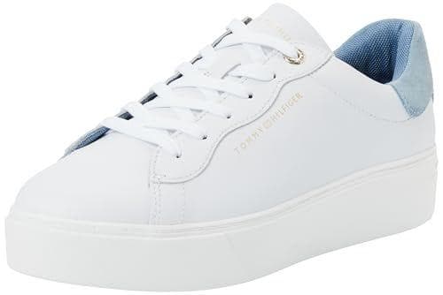 Tommy Hilfiger - Zapatillas con plataforma y suela de copa para mujer