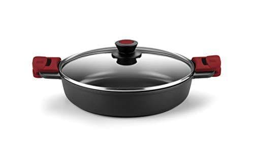 BRA Premiere - Cacerola baja de 36 cm de aluminio fundido