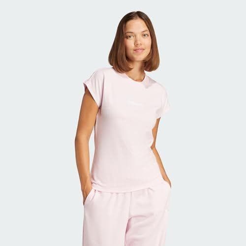 adidas - Camiseta de corte entallado para mujer | 100% algodón