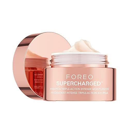 FOREO SUPERCHARGED - Crema hidratante facial triple acción HA+PGA 