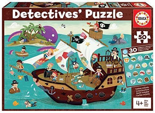 Educa - Puzzle infantil: piratas