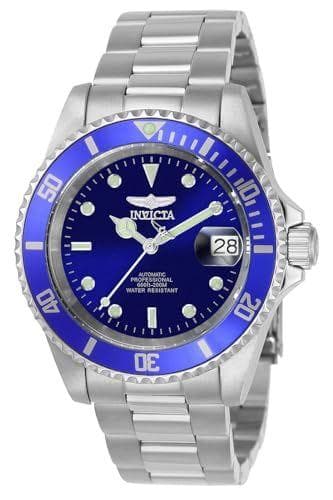 Invicta Pro Diver - Reloj automático para hombre de acero inoxidable 