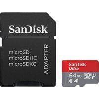 Sandisk Ultra MicroSDXC 64GB UHS-I A1 Clase 10 + Adaptador SD