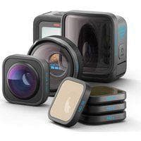 Cámara Deportiva GoPro HERO13 BLACK 5.3K UltraHD WiFi BT GPS UltraWide Estabilización + Colección de lentes de la serie HB Negra