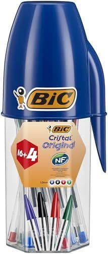 BIC - Bolígrafos Tubo de 20 unidades (16+4 gratis)