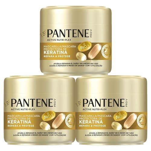 Pantene Pro-V - Pack de 3 botes de mascarilla protectora de keratina 