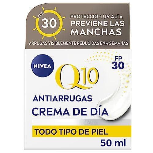 NIVEA Q10 Antiarrugas - Crema de día SPF 30 | Extra firmeza | Previene las manchas | Todo tipo de piel