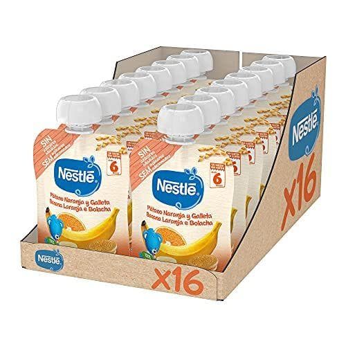 Nestlé - Pack de 16 bolsitas de papillas 