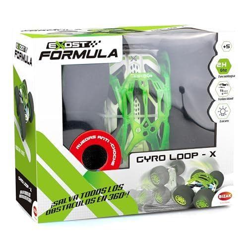 Exost Gyro Loop X Radio Control, 2, 4GHZ, con neumáticos de amortiguación óptima