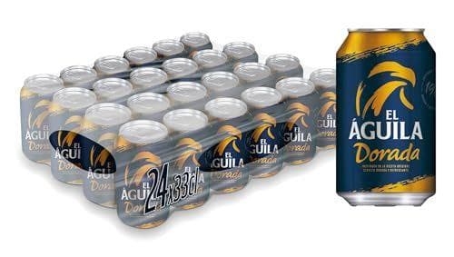 El Aguila Dorada - Pack de 24 latas de cerveza lager especial