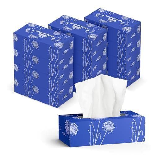 by Amazon - 12 paquetes de pañuelos de 3 capas