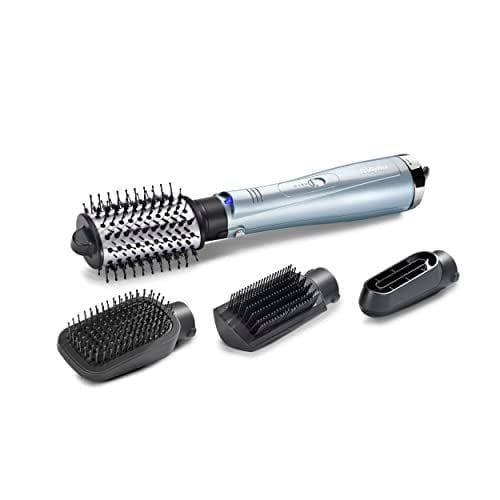 BaByliss AS774E Cepillo secador de pelo 4 en 1 Hydro-Fusion, Seca, Alisa, Moldea, da Volumen y Textura, Sistema Iónico Dual, Tecnología de Plasma Avanzada, Pello brillante y sin encrespamiento