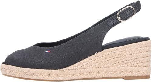 Tommy Hilfiger - Alpargatas de cuña media para mujer