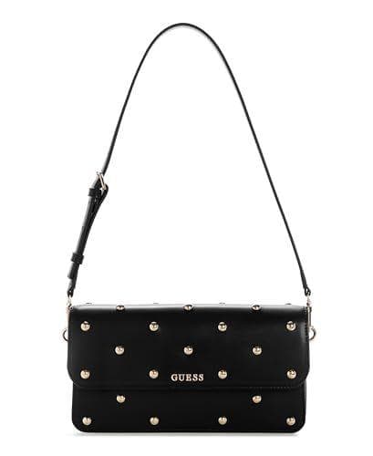 GUESS - Bolso de hombro con solapa 