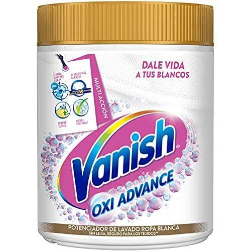 Vanish Oxi Action Multipoder - Quitamanchas | Blanqueador y potenciador de lavado | Ropa blanca | Sin lejía